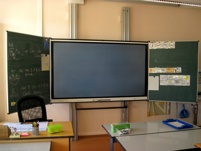 Digitale Tafel Grundschule Hormersdorf