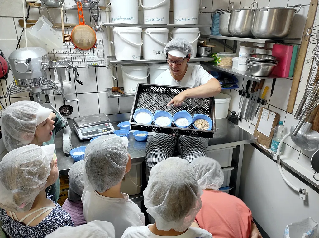 in der Bäckerei